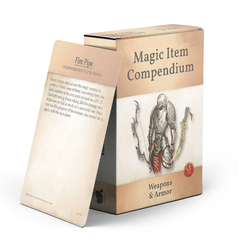 D&D: Magic Item Compendium Deck - Weapons and Armors
