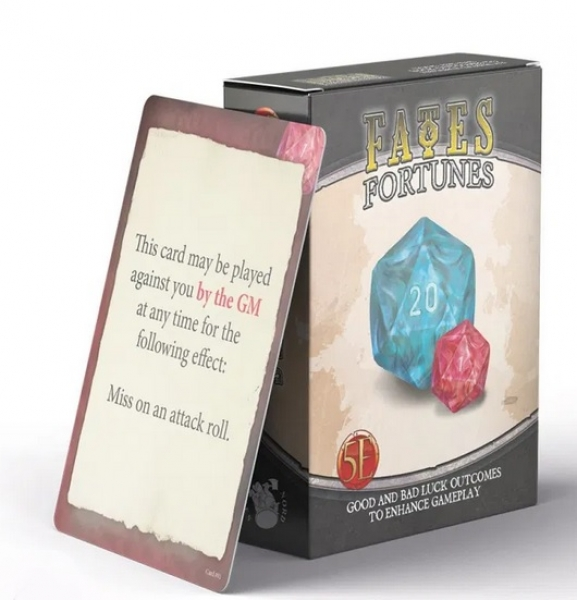 RPG Accessory: Fates & Fortunes Deck (5E)