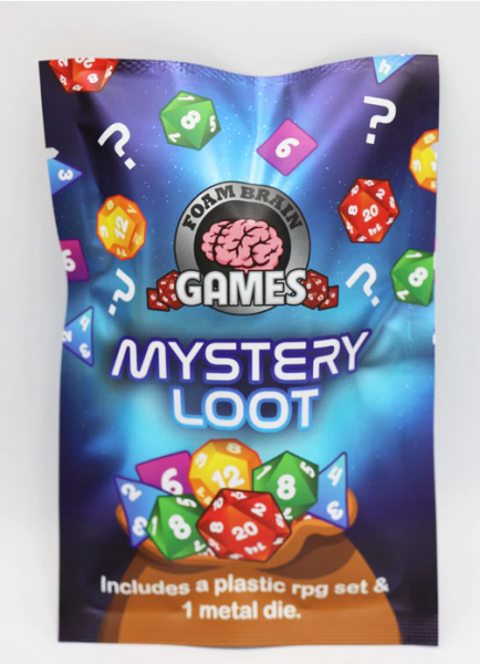 Mystery Loot Pack: RPG Dice Set & Bonus Metal Die